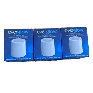 Bell + Howell Everglow Shower Head Replacement Cartridge 3 Pack Easy Install